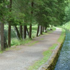 Řeka Vydra a Vchynickotetovský kanál
